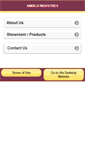 Mobile Screenshot of ambicaindustriesalum.com